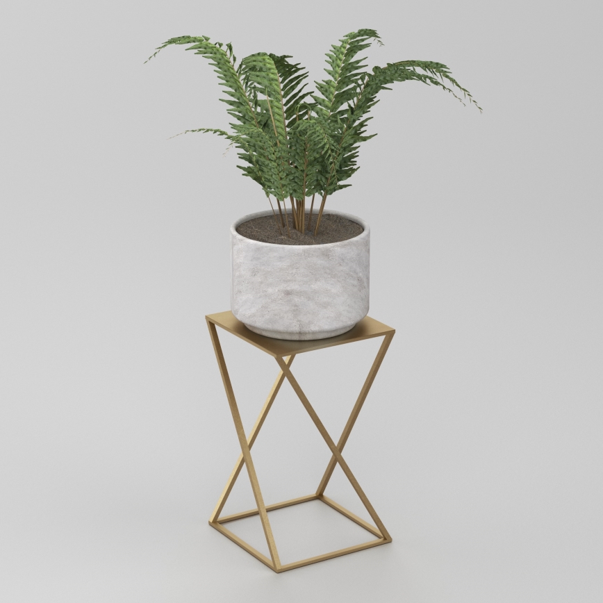 Lillealus 40x24 cm kuldne