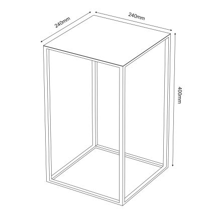 Lillealus 40x24 cm kuldne