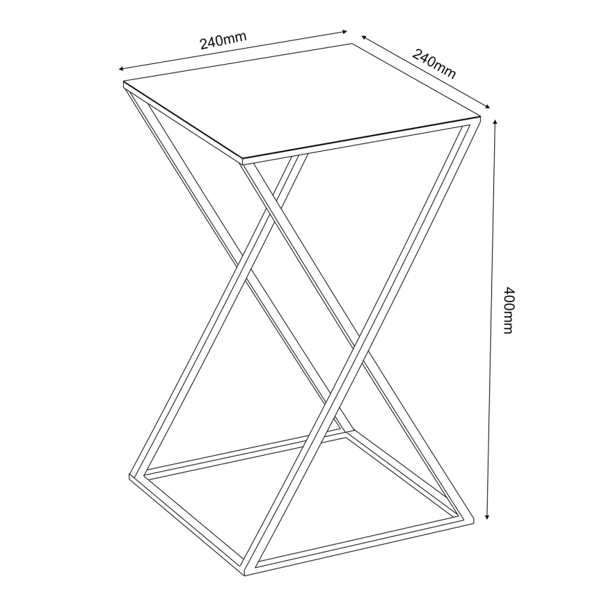 Lillealus 40x24 cm must