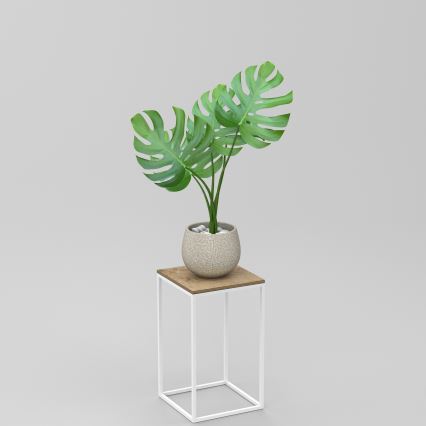 Lillealus 40x24 cm valge