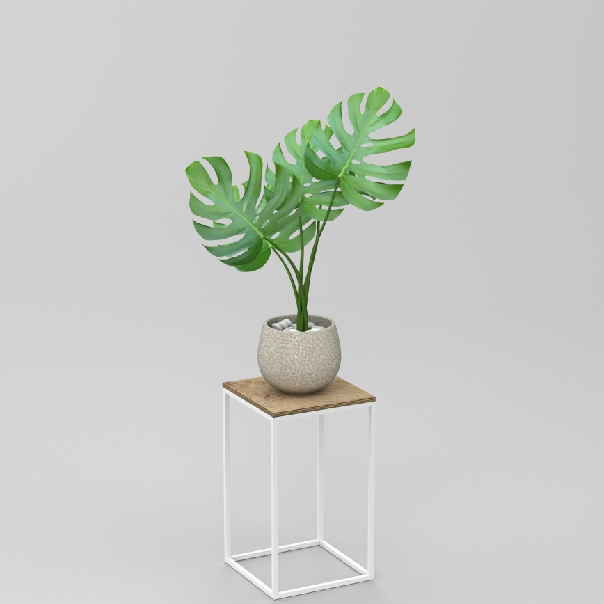 Lillealus 40x24 cm valge