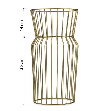 Lillealus 50x26 cm kuldne
