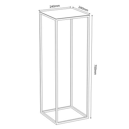 Lillealus 70x24 cm kuldne