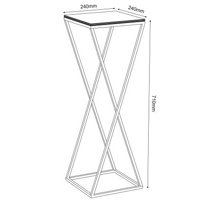 Lillealus 70x24 cm must