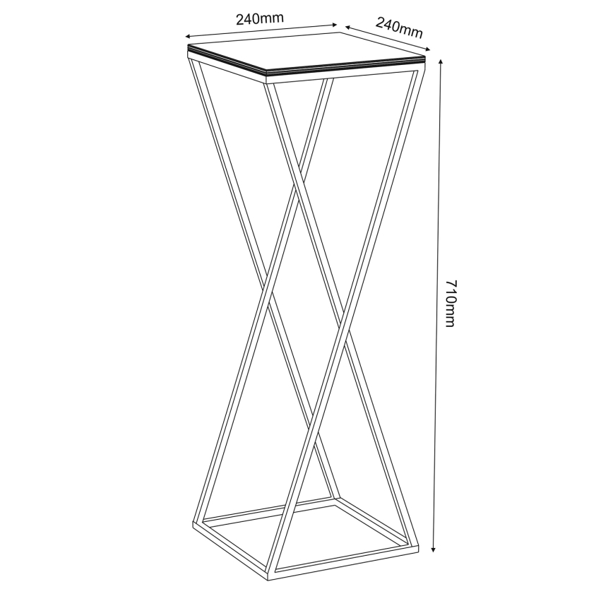 Lillealus 70x24 cm must