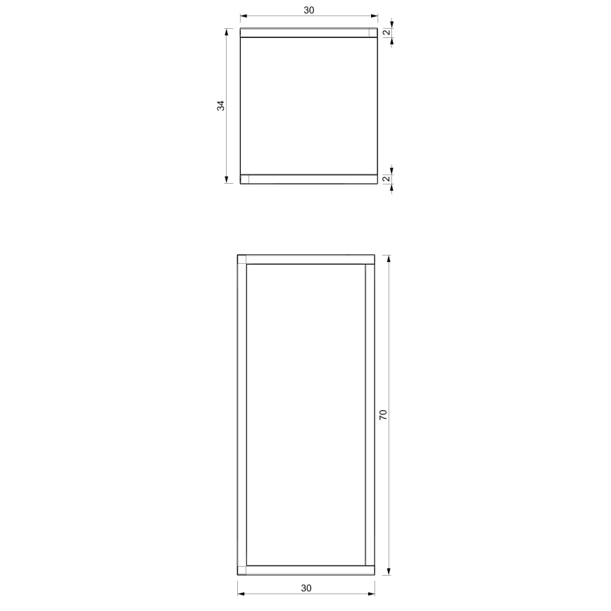 Lillealus 70x30x34 cm must
