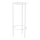 Lillealus 70x32 cm valge