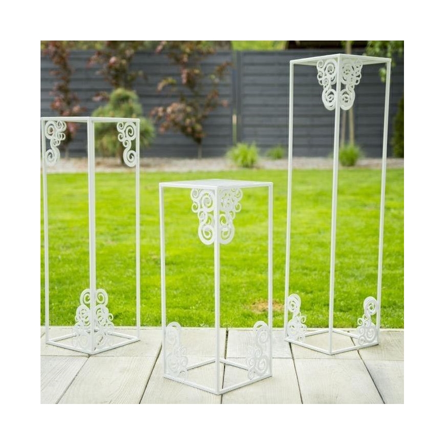 Lillealus 80x24 cm valge