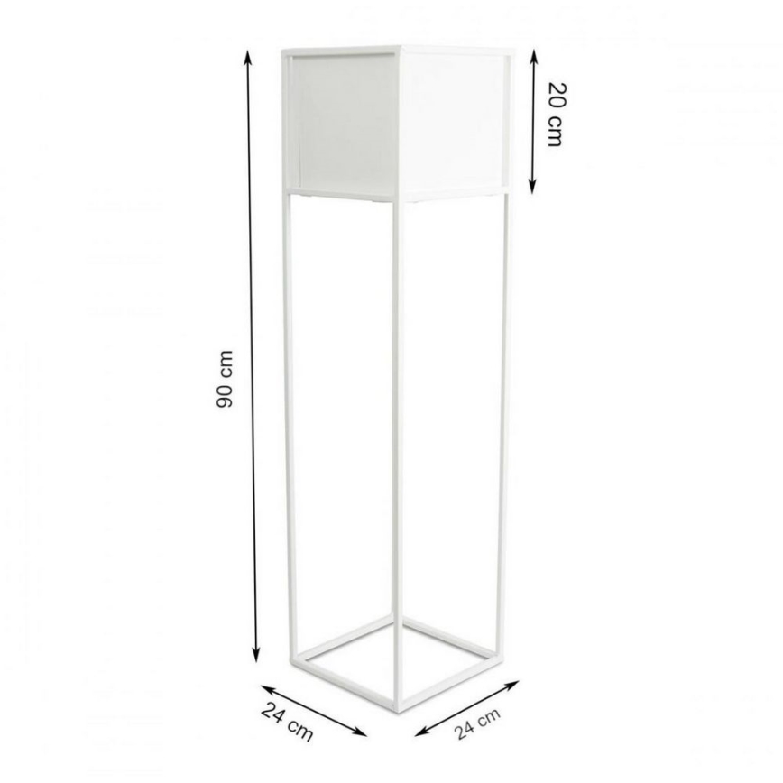Lillealus 90x24 cm valge