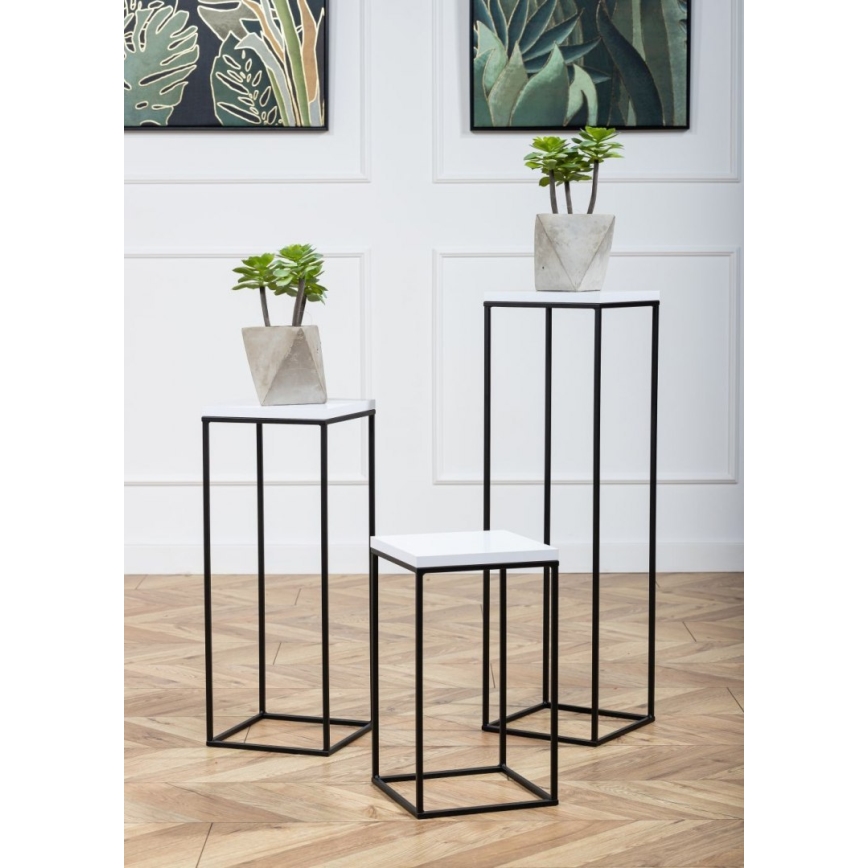 Lillealus BASICLOFT 60x24 must/valge