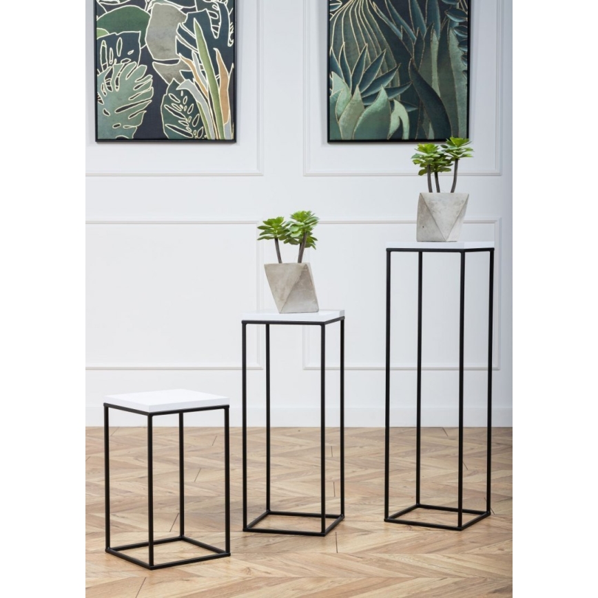 Lillealus BASICLOFT 60x24 must/valge