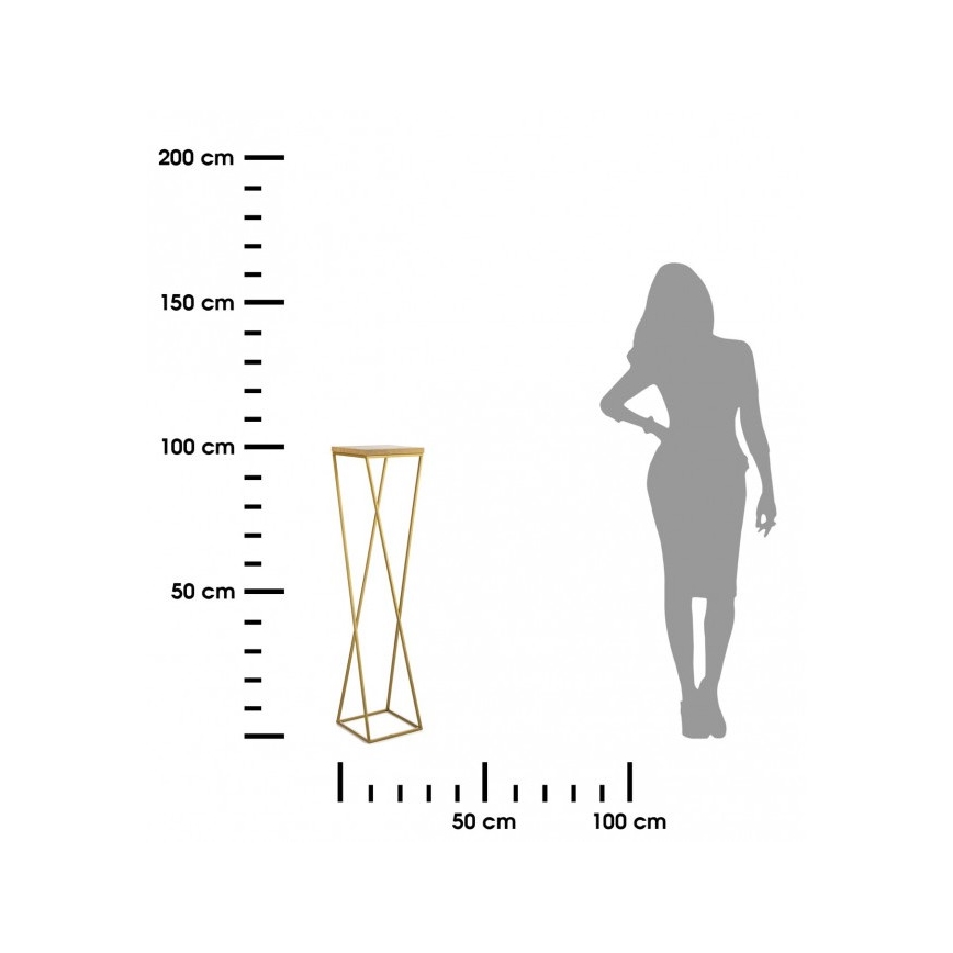 Lillealus LOFT 100x24 cm kuldne/pruun
