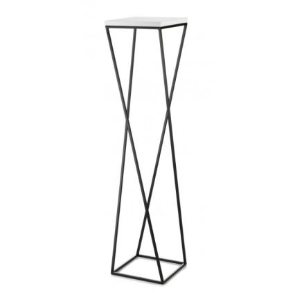 Lillealus LOFT 100x24 cm must/valge