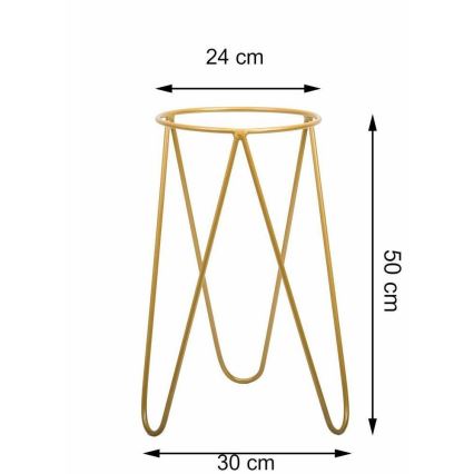 Lillealus LOFT 50x30 cm kuldne