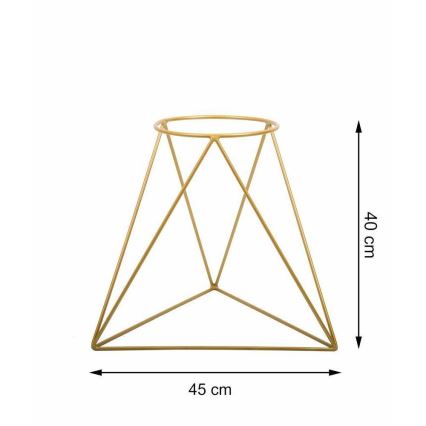 Lillealus TRIANGL 40x45 cm kuldne