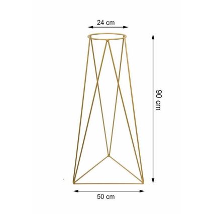 Lillealus TRIANGL 90x50 cm kuldne