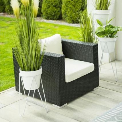 Lillepoti alus LOFT 50x30 cm valge