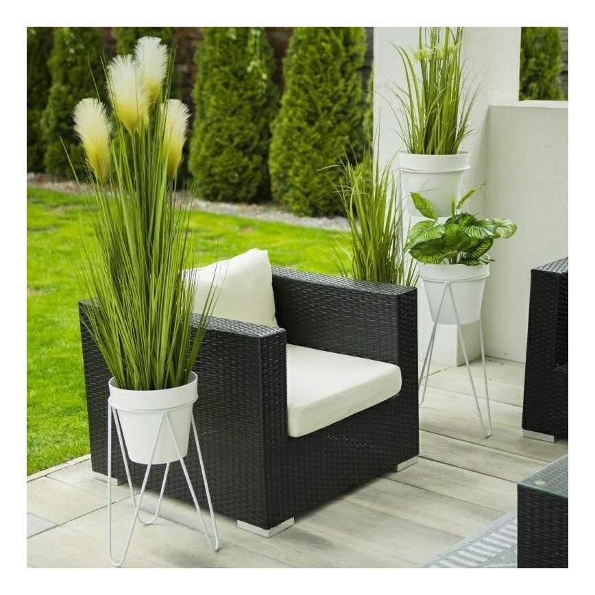 Lillepoti alus LOFT 50x30 cm valge