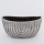 Lillepott 28x14,5 cm hõbedane/pruun