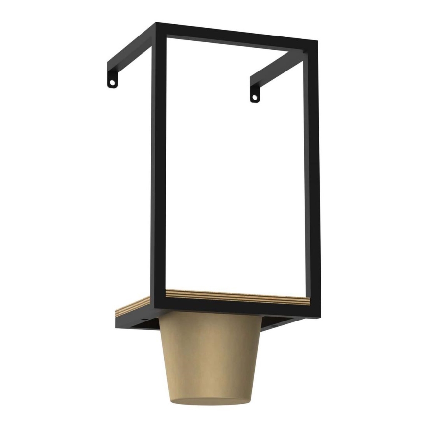 Lillepott seinale 38x18 cm kuldne