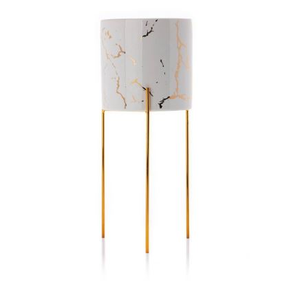 Lilleseade NILA 32,5x13 cm valge/kuldne