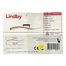 Lindby - LED Hämardatav pinnale kinnitatav lühter LARISA LED/28W/230V