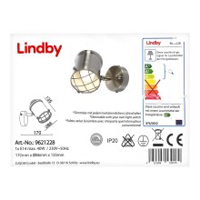Lindby - LED Hämardatav seinavalgusti EBBI 1xE14/5W/230V