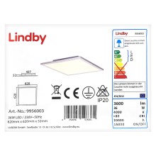 Lindby - LED Laevalgusti LIVEL LED/36W/230V