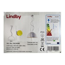 Lindby - LED RGB Hämardatav lühter CAROLLE LED/10W/230V Wi-Fi Tuya