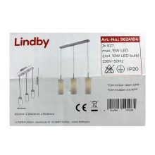 Lindby - LED RGBW Hämardatav lühter FELICE 3xE27/10W/230V Wi-Fi Tuya