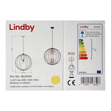 Lindby - Lühter KORIKO 1xE27/60W/230V