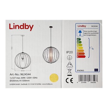 Lindby - Lühter KORIKO 1xE27/60W/230V