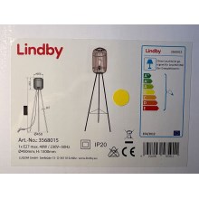 Lindby - Põrandalamp MARLY 1xE27/40W/230V