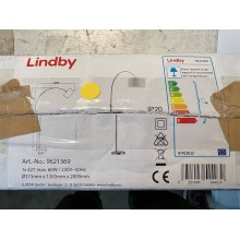 Lindby - Põrandalamp RAILYN 1xE27/60W/230V