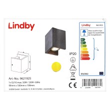 Lindby - Seinavalgusti GERDA 1xGU10/50W/230V