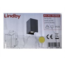 Lindby - Seinavalgusti GERDA 2xGU10/50W/230V