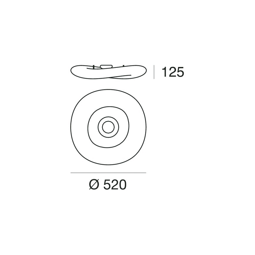 Linea Light 8006 - LED Hämardatav laevalgusti MR. MAGOO LED/23W/230V d. 52 cm