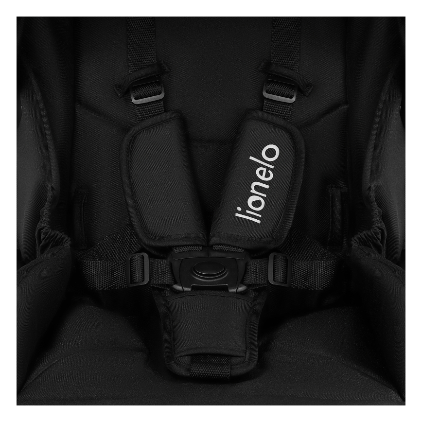 Lionelo - 2-ühes kombineeritud jalutuskäru MERIL Black Onyx