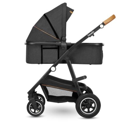 Lionelo - 2-ühes kombineeritud vanker AMBER Grey Graphite
