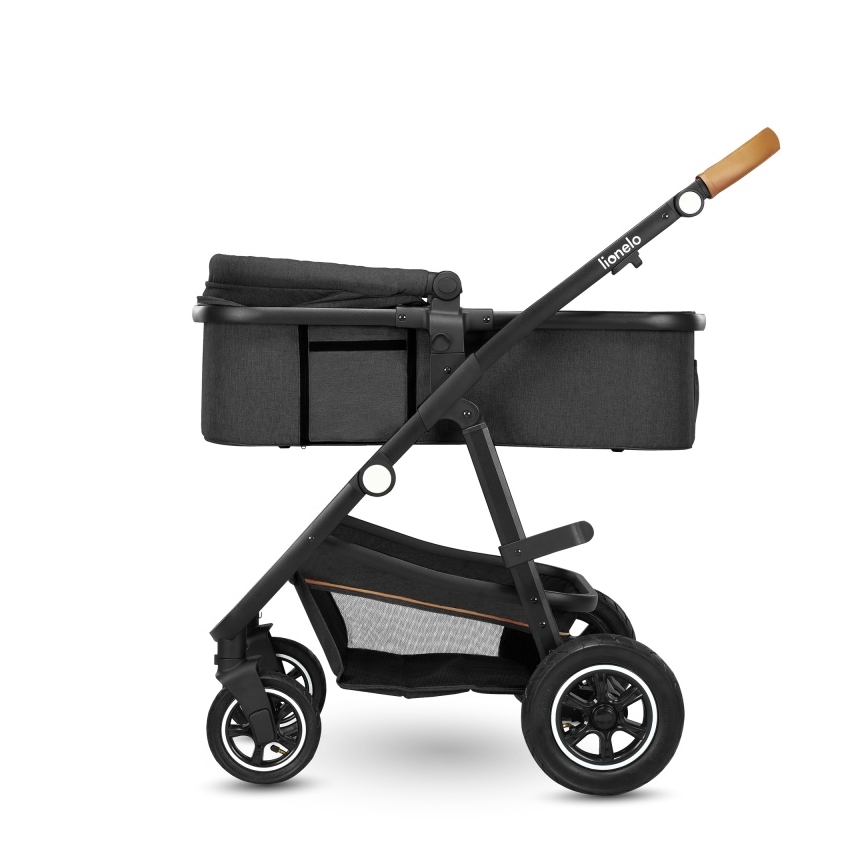 Lionelo - 2-ühes kombineeritud vanker AMBER Grey Graphite