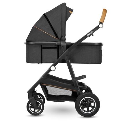 Lionelo - 2-ühes kombineeritud vanker AMBER Grey Graphite