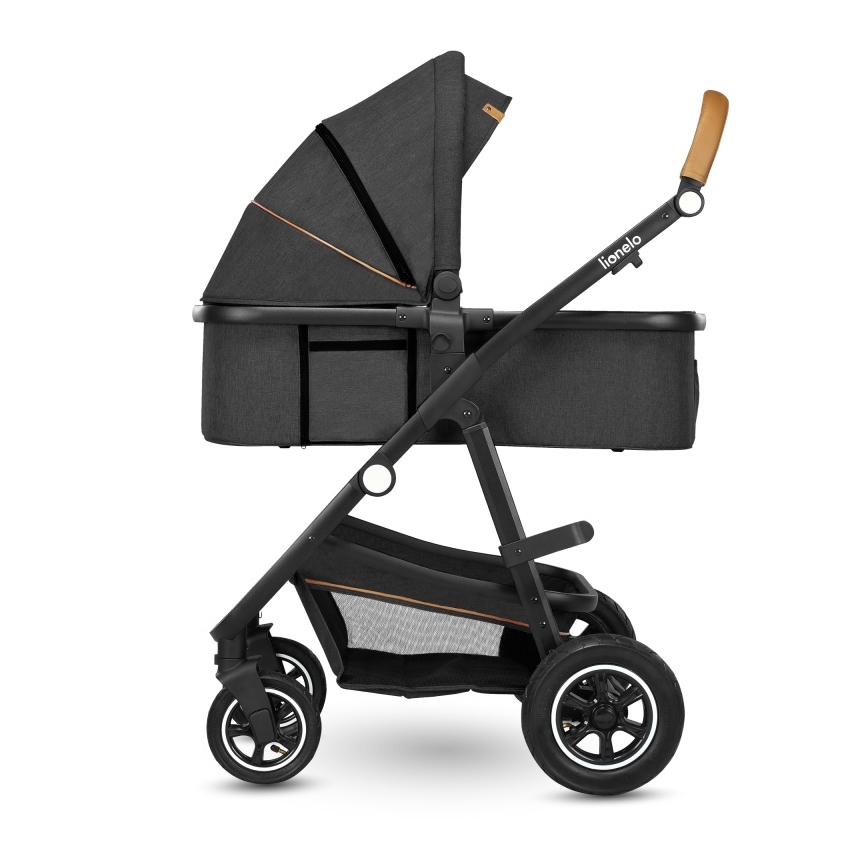 Lionelo - 2-ühes kombineeritud vanker AMBER Grey Graphite