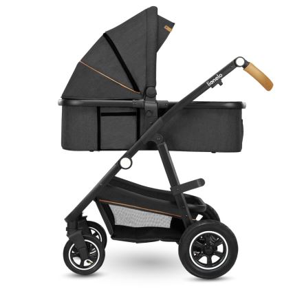 Lionelo - 2-ühes kombineeritud vanker AMBER Grey Graphite