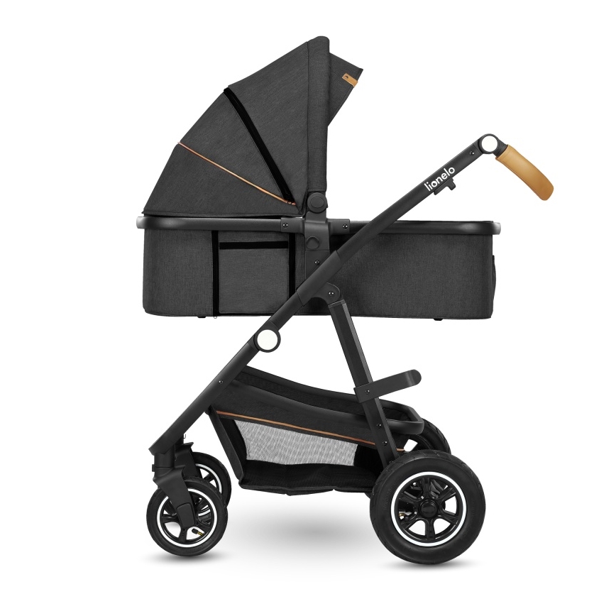 Lionelo - 2-ühes kombineeritud vanker AMBER Grey Graphite