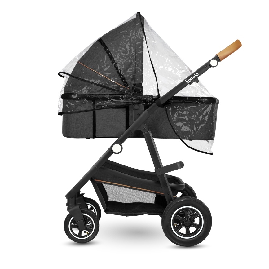 Lionelo - 2-ühes kombineeritud vanker AMBER Grey Graphite