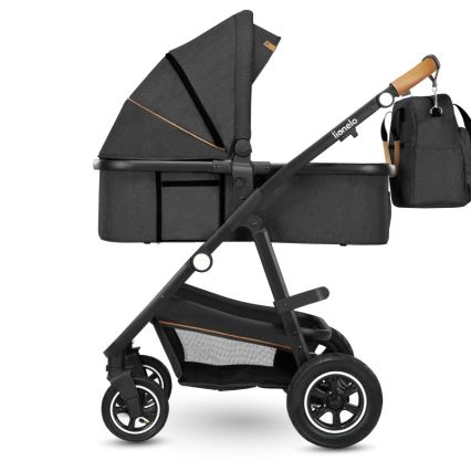 Lionelo - 2-ühes kombineeritud vanker AMBER Grey Graphite