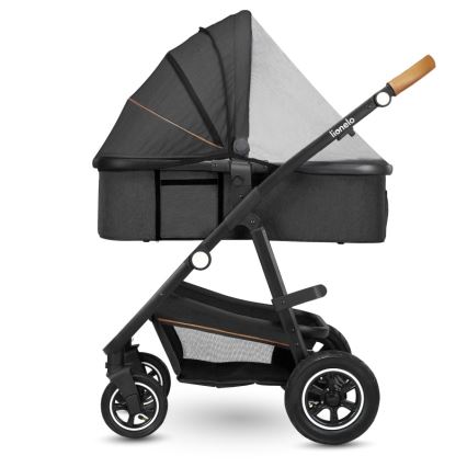 Lionelo - 2-ühes kombineeritud vanker AMBER Grey Graphite