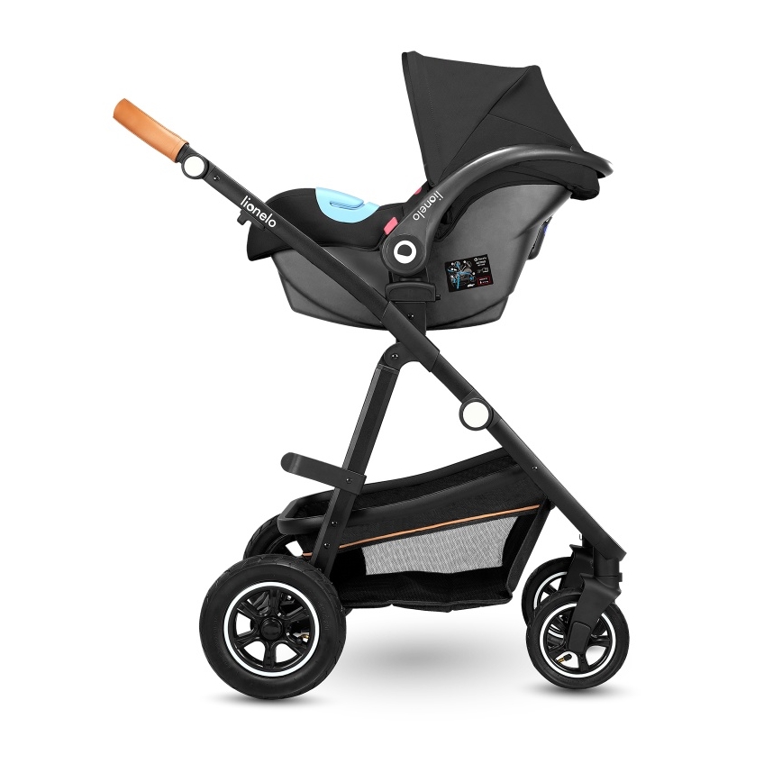 Lionelo - 2-ühes kombineeritud vanker AMBER Grey Graphite