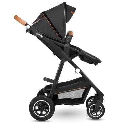 Lionelo - 2-ühes kombineeritud vanker AMBER Grey Graphite