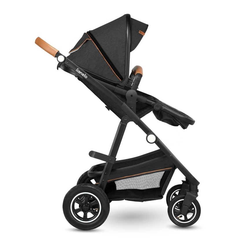 Lionelo - 2-ühes kombineeritud vanker AMBER Grey Graphite